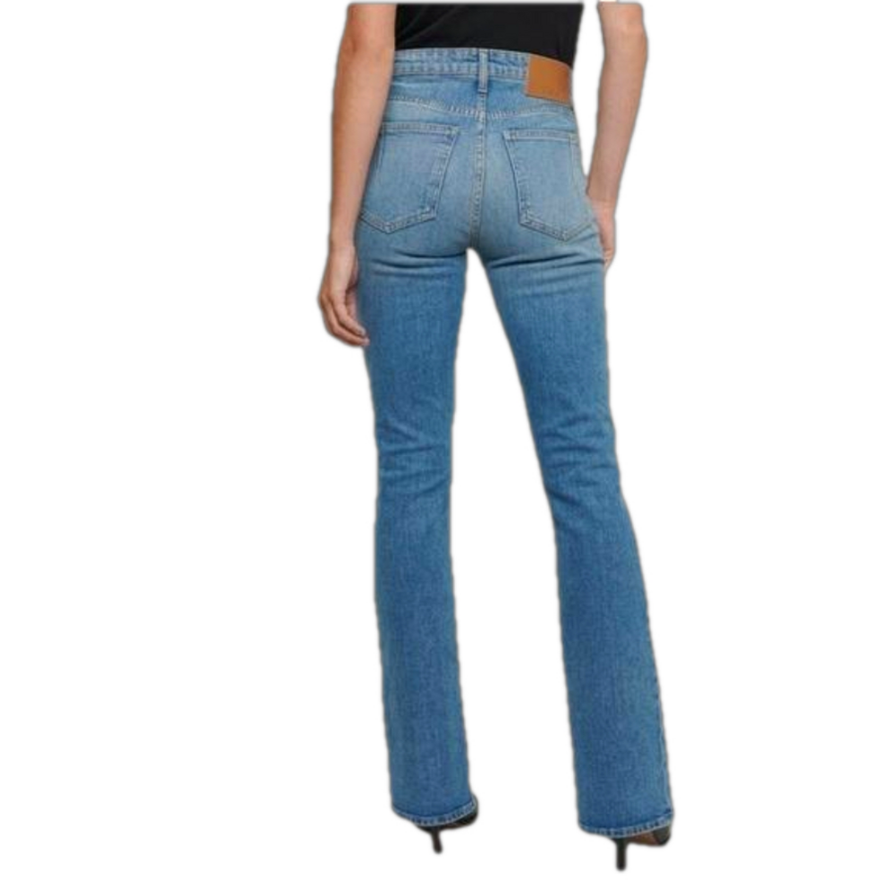 Derek Lam 10 Crosby Lucia Front Slit High Waist Italian Denim Jeans Size 29 New - Picture 2 of 14